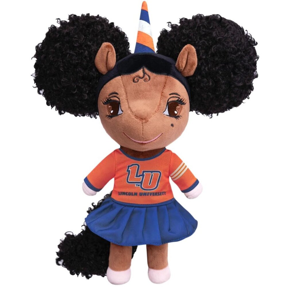 YOUnicorn HBCU Cheerleader Unicorn with Afro Ponytails - Picture 7 of 7